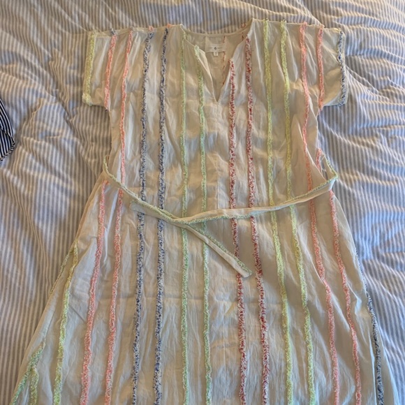 Multicolor striped Lou & Grey short sleeve dress - Picture 1 of 3